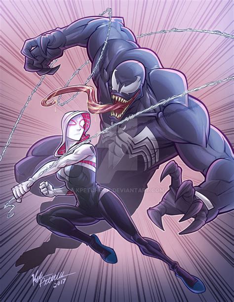"Yes, yes, faster" He said as wave after wave of pleasure hit him. . Spider gwen x venom